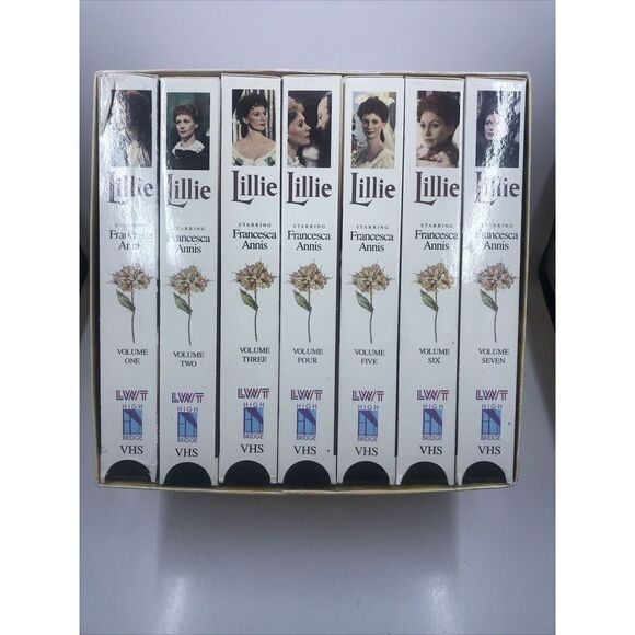 Lillie Francesca Annis Highbridge Series. 1990 VHS 7 Tape Box Set - Picture 1 of 16